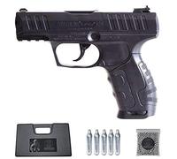 Ecommur. 426 Daisy Powerline | Pistola de perdigones (Bolas BB's de Acero) de Aire comprimido semiautomática Tipo Walther CP99 Cal. 4,5mm + maletín + balines y CO2