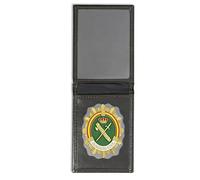 ECOMMUR Cartera + Placa de la Guardia Civil | Cartera de Polipiel identificativa con Chapa/Insignia para decoración, coleccionismo y atrezzo
