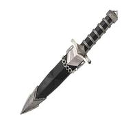 ECOMMUR Daga antigua negro/níquel S0509 | Templario histórico de coleccionista con Vaina. Colección de artículos Antiguos…