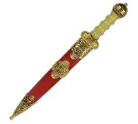 ECOMMUR Daga Ornamental SCK ZS211-G | Daga histórica de coleccionista + Vaina. Colección de artículos Antiguos.