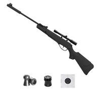 ECOMMUR Escopeta de balines | Carabina - Rifle de Aire comprimido (Muelle) y perdigones Calibre 4.5mm [3 Julios - Actividades Deportivas]