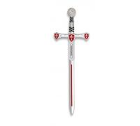 ECOMMUR Mini Espada Toledana Modelo Templaria | Abrecartas réplica de Espada de Toledo