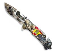 ECOMMUR Navaja MOE - Mando Operaciones Especiales | Longitud (8,2 cm). Navaja acampada con acabado deportivo. Diseño 3D.