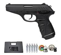Ecommur. P25 gamo blowback | Pistola de Aire comprimido y perdigones semiautomática 4,5mm + maletín + 2 Cajas de balines y CO2