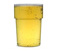 Econ - Vasos de media pinta rígidos reutilizables (285 ml, 100 unidades)