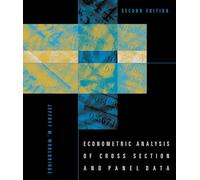 Econometric Analysis of Cross Section and Panel Data, second edition (The MIT Press)
