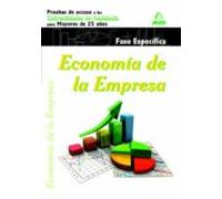 Economía de la empresa. Pruebas de acceso a la universidad para mayores de 25 años (Universidades de Andalucía), fase específica