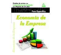 Economía de la empresa. Pruebas de acceso a la universidad para mayores de 25 años (Universidades de Andalucía), fase específica