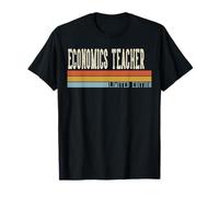 Economía Profesor Semana Retro Vintage Regreso a la Escuela Día Camiseta
