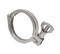 Economical 1Pcs 0.5"-10" 304 Sanitary Stainless Steel Fitting Ferrule OD25mm-268mm Tri Clamp Clover For Homebrew Diary Product,clamp with ket,219xOD233mm