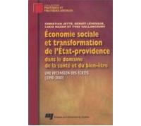 Économie Sociale Et Transformation De Létat-providence Dans Le Domaine
