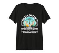 Economista Definición Economía Humor Finanzas Chistes Experto Camiseta Premium