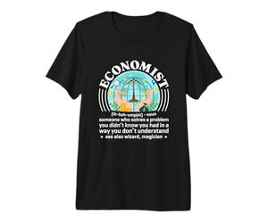 Economista Definición Economía Humor Finanzas Chistes Experto Camiseta Premium