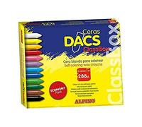 Lapices cera dacs classbox caja de 288 unidades 12 colores surtidos