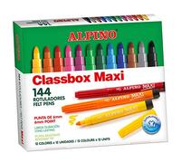 Economy pack rotuladores Maxi (12 unid. x 12 colores)