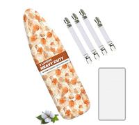 EcoNour Cubierta para tabla de hierro, hojas de otoño naranja