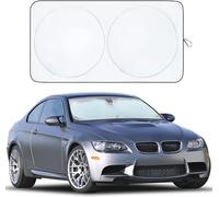 EcoNour - Parasol para Parabrisas con diseño Patentado para Bloquear el 99% del Calor y Mantiene el Interior Fresco para Coches, SUV, camión, Talla M 162,6 x 81,3 cm