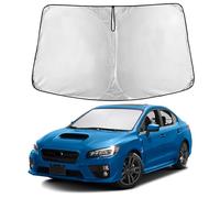 EcoNour Parasol para parabrisas de automóvil compatible con Subaru Impreza | Material de poliéster 210T | Protección contra los rayos UV y el deslumbramiento solar | Ajuste personalizado para Subaru