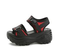 Ecoodisk Mujeres Sandalias Mujeres Plataforma Sandalias de cuña de 6 cm Tacos de altura zapatos para mujeres zapatillas de verano Sandalia Mujer Zapatos de Mujer