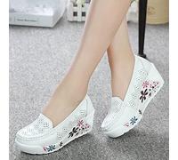 Ecoodisk Nuevos Zapatos de Plataforma para Mujeres cuñas Dama Blanca Zapatos Casuales Swing switom Spain Size 35-40