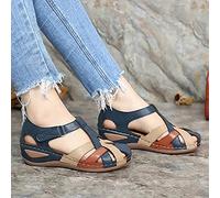 Ecoodisk Sandalias de las mujeres de la moda Waterproo Sli en Ronda Zapatillas femeninas Casual Cómodo al aire libre Moda Sunmmer Plus Tamaño Zapatos de las mujeres