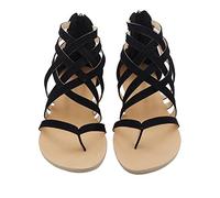 Ecoodisk Sandalias de Mujeres Fashion Gladiator Sandals para Zapatos de Verano de Playa Sandalias de Estilo de Roma