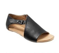Ecoodisk Sandalias de Mujeres Sandalias Planas de Cuero Suave Zapatos de Verano Mujer