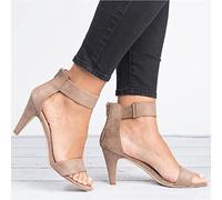 Ecoodisk Sandalias de Mujeres Zapatos de Verano Abiertos con los Tope con Tacones de Altura de 5 cm Sandalias Femeninas de Talla Grande 43 Zapatos de tacón Delgado