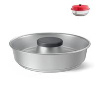 ecooe Tapa de silicona apta para horno OMNIA®, tapa de embudo y cubierta de chimenea (sin horno), tapa antiderrames, para Omnia Sweden y Pan Maxi, sin BPA, apto para lavavajillas (gris oscuro)