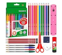 EcoPack - Pack Ahorro Completo de Material Escolar de Primeras Marcas para tu Estuche (ECO36)