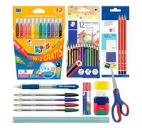 EcoPack - Pack Ahorro Completo de Material Escolar de Primeras Marcas para tu Estuche (XPACKB)