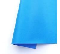 Ecopiel para scrapbooking, encuadernación y cartonaje. 35 x 50 cm. Polipiel. Piel sintética. (mate - Azul Zafiro)