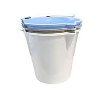 Ecoplast Cubo de 10 litros con Mango ergonómico y Pico, Rosa, 30 x 28 cm