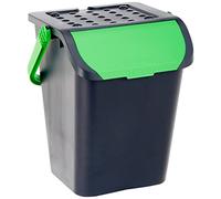 Ecoplast - Cubo de Basura ecológico, 35 L, Color Verde, Talla única