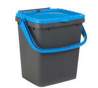 Ecoplast Cubo de basura para recogida selectiva 35, cubo de basura de plástico reciclado, 1,2 l