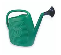 Ecoplast Regadera de 10 litros, regadera de jardín de plástico, verde, 47,5 x 19 x 36 cm