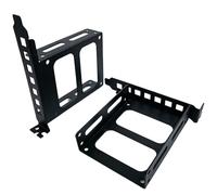 ECOPMAX 2 soportes de montaje PCI SSD, soporte de disco duro SATA SSD de 2.5 pulgadas, soporte adaptador de ranura PCIe universal para instalación de almacenamiento interno de PC de escritorio