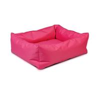 Ecopuf - Cesta para Perro - Snoopy - Cama para Perro Cómoda 70x60cm - Relleno de Bolitas de Silicona, Poliéster Suave Resistente a los Arañazos, Ideal para Descansar - NC10