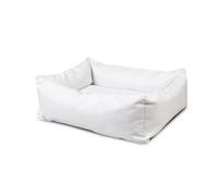 Ecopuf - Cesta para Perro - Snoopy - Cama para Perro Cómoda 70x60cm - Relleno de Bolitas de Silicona, Poliéster Suave Resistente a los Arañazos, Ideal para Descansar - NC3