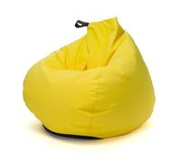 Ecopuf Oscar - Sillón puf Grande de Exterior e Interior de Tejido de poliéster Oxford 600D Impermeable Acolchado con asa para Transporte