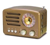 Ecos a través del tiempo, radio portátil de transistores, lleva el espíritu del pasado hacia adelante, refuerzo de graves potente para un audio