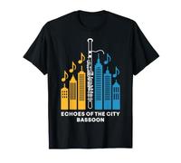Ecos de la Ciudad diseño del Horizonte del Fagot Camiseta