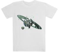 Ecos del Ojo - Informe De Error Blanca De Manga Corta para Niños White Kids tee Short Sleeve T-Shirt