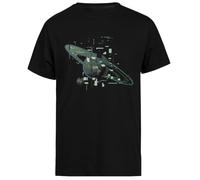 Ecos del Ojo - Informe De Error Camiseta Negra de Manga Corta para Hombre Black Men tee Short Sleeve T-Shirt