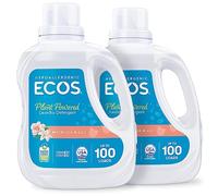 ECOS® Earth Friendly Products - Detergente hipoalergénico para ropa, lirio de magnolia, 200 cargas, botella de 100 onzas líquidas (paquete de 2)