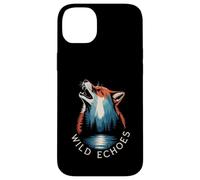 Ecos Salvajes Aullando Lobo Bosque Reflejo Carcasa para iPhone 14 Plus