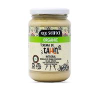 Ecosana TAHÍN Certificado Bio by DRASANVI - Vegano - SIN Gluten - 350g | Crema de Sesamo 100% Natural, Rica en Calcio y Grasas Saludables, Ideal para Hummus y Salsas, Vegano y Sin Gluten Diariamente