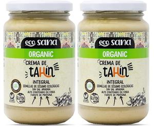 Ecosana TAHÍN Certificado Bio by DRASANVI - Vegano - SIN Gluten - 350g (Paquete de 2)