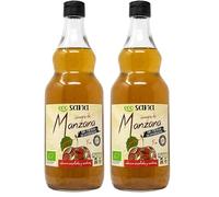 ECOSANA VINAGRE DE MANZANA SIN FILTRAR CERTIFICADO BIO - Sin filtrar ni pasteurizar - VEGANO - Manzanas 100% asturianas - SIN GLUTEN - 75cl (Paquete de 2)