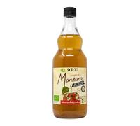 ECOSANA VINAGRE DE MANZANA SIN FILTRAR CERTIFICADO BIO - Sin filtrar ni pasteurizar - VEGANO - Manzanas 100% asturianas - SIN GLUTEN - 75cl